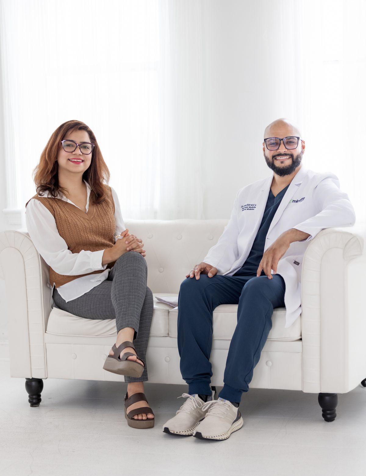 Mintlife Health team - Dr. Laeeq Butt and Dr. Mahrukh Mustansar